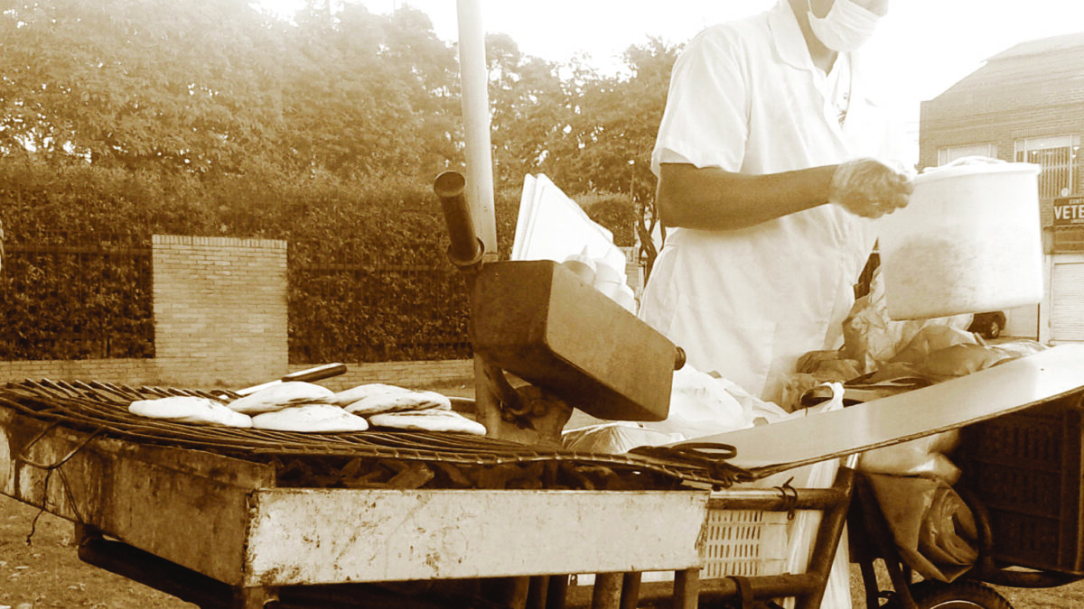 A mobile Arepa shop