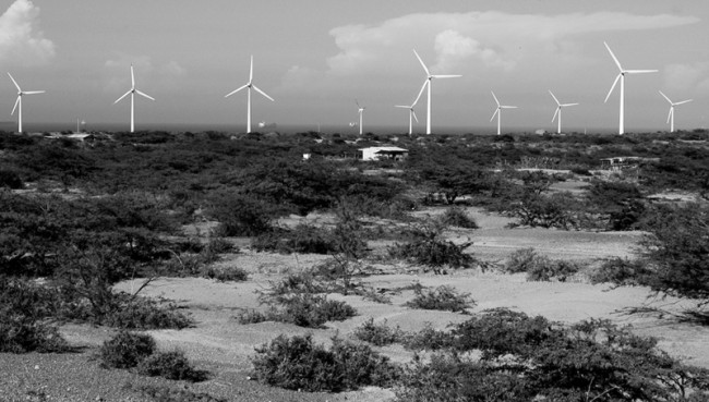 The Jepirachi wind farm in La Guajira, Colombia