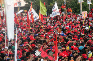 Maduro supporters in Caracas