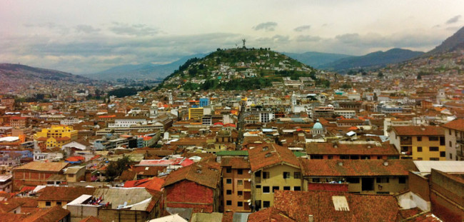 Ecuador's capital offers visitors breathtaking views of the Andes and the chance to explore colonial markets