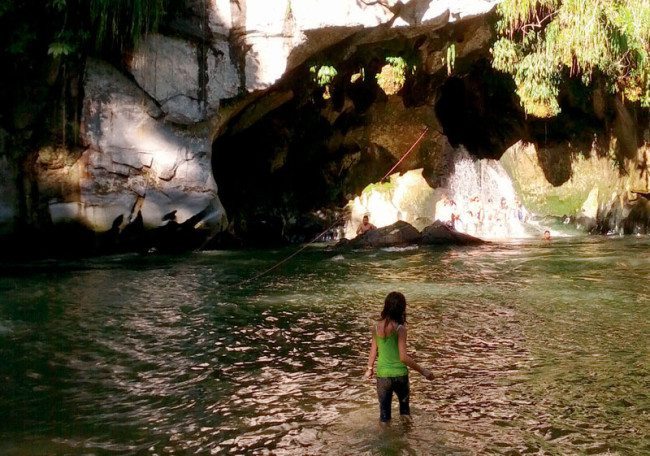 Rio Claro offers caving and water activities near Medellin.