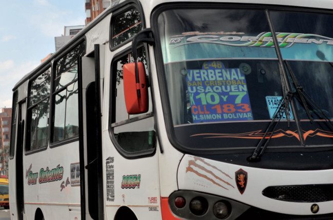 Taking a Bogota bus is an experience in music and melodrama.