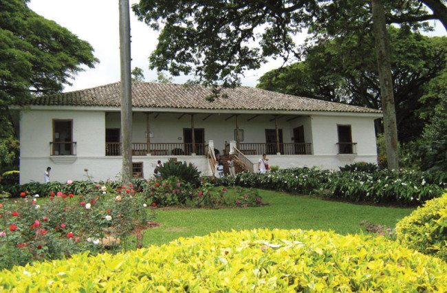 The hacienda of 'La María' in Paraiso, Valle de Cauca.