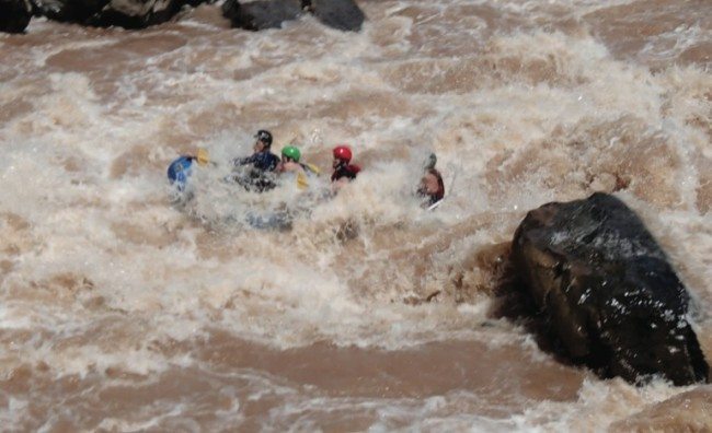 One of Colombia's most challenging rivers: Rio Suárez.
