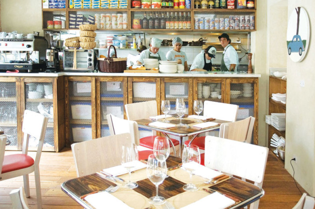 Interior of La Despensa restaurant.