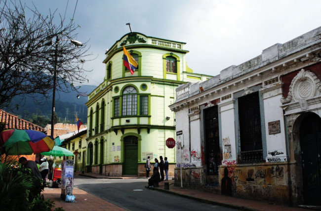 One of Bogotá's most colorful neighborhood.
