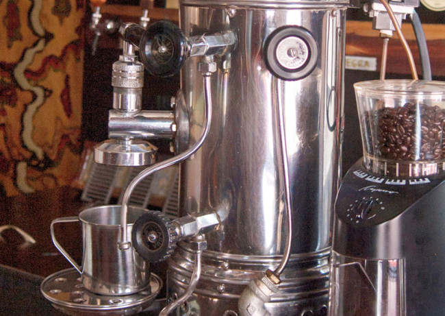 Inside the Holy Ale cafe and hostel in Buga, Valle.