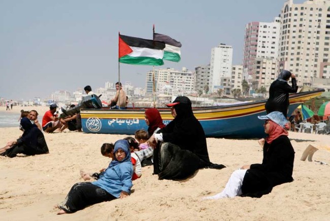 Palestinians in Gaza for The Mark News.