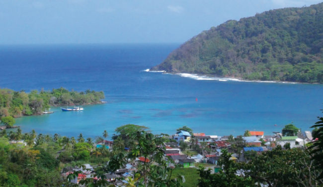 The tranquil bay of Capurgana in the Darien.