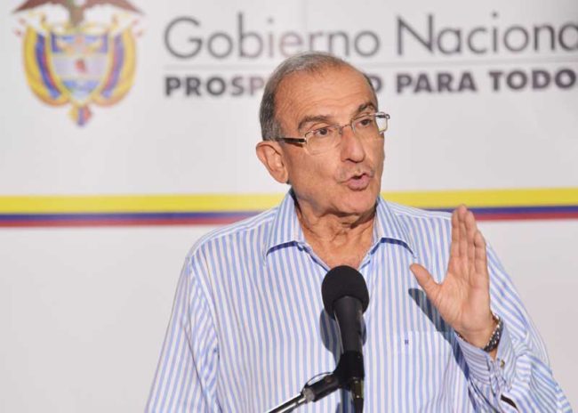 Colombian chief peace negotiator Humberto de la Calle.