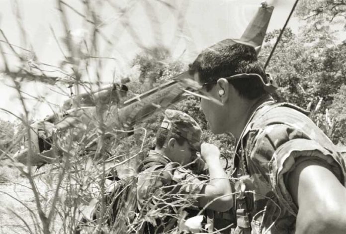Military operations in the Putumayo.