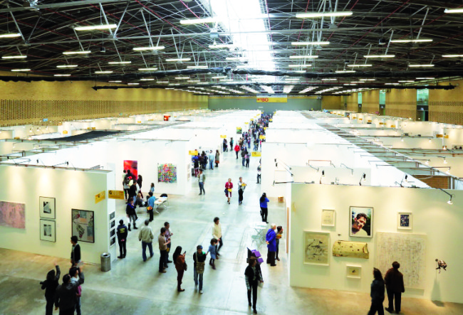Overview of the 2013 ARTBO pavilion.
