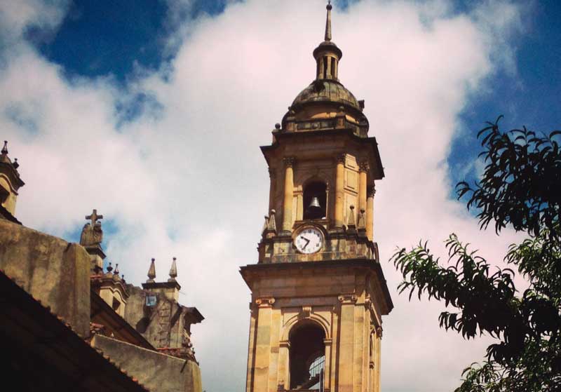 View of the Catedral Primada of Bogotá.
