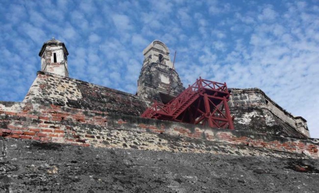 The Fort of San Felipe in Cartagena.