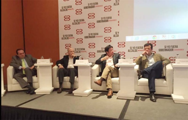 Photo of the CCB Forum #yoAlcalde in Bogotá.