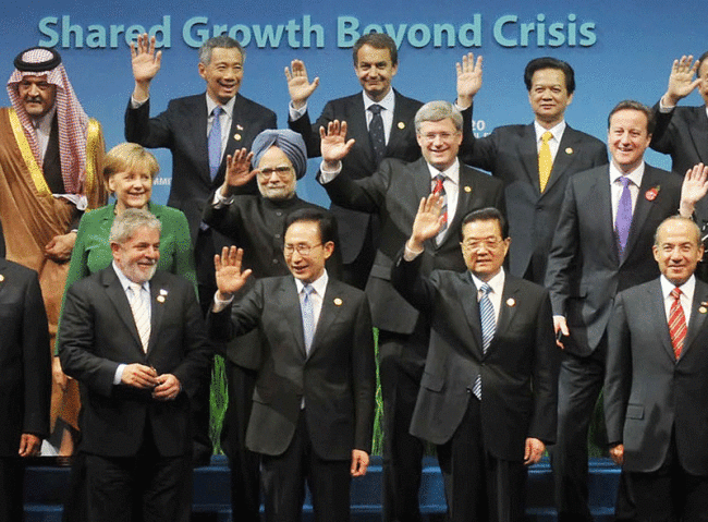 Heads of State at the G-20 Summit in Seoul.