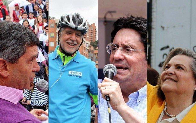 Candidatos alcaldia de Bogota