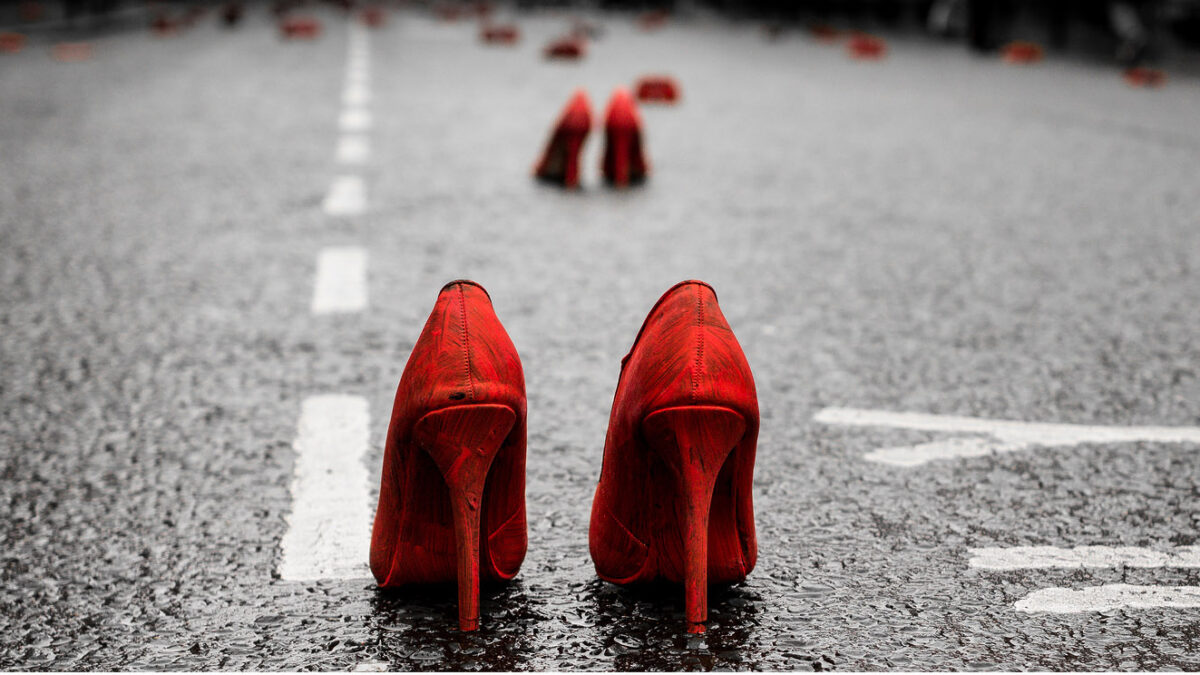 Orange shoes by billy burg