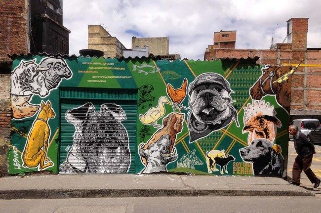 Animal mural by DjLu