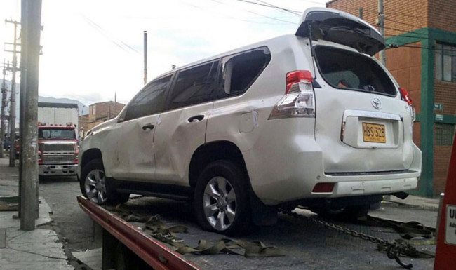 Uber attack in Bogotá