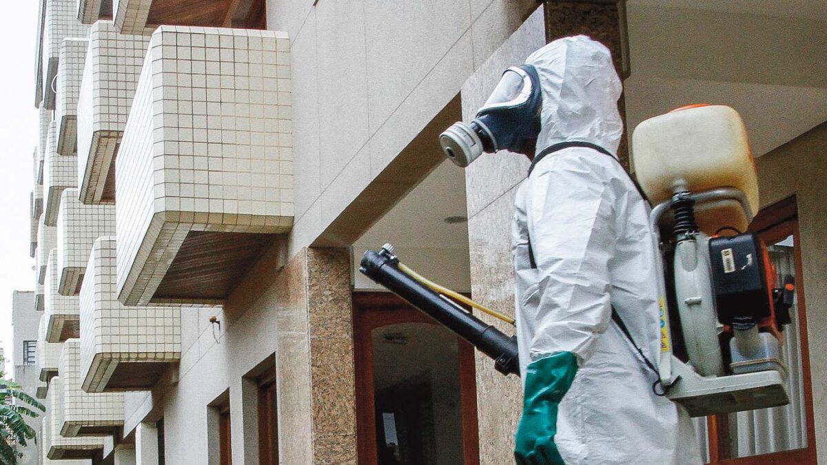 Spraying for Mosquitos in Brazil