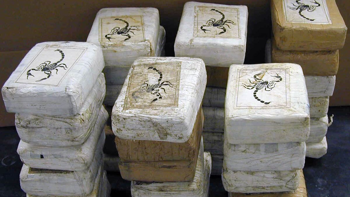 Drugs captured in Colombia