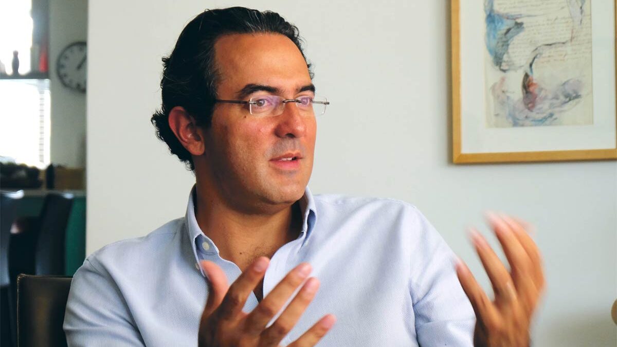 Colombian author Juan Gabriel Vasquez