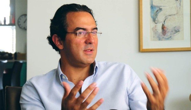 Colombian author Juan Gabriel Vasquez