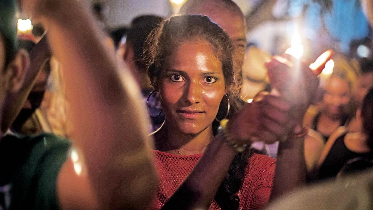 In Colombia, cumbia music and dance are traditions that stretch all the way back to Africa. (Photo by Carlos Bernate)