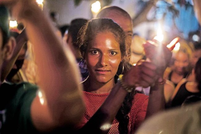 In Colombia, cumbia music and dance are traditions that stretch all the way back to Africa. (Photo by Carlos Bernate)