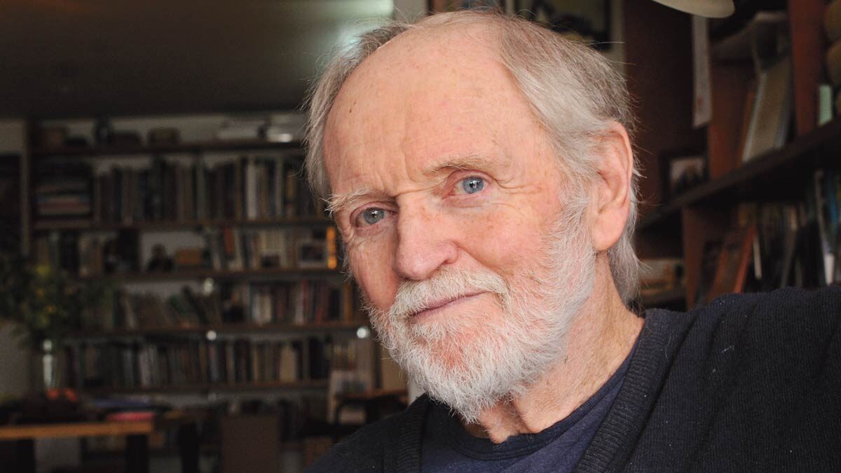 Author Walter Broderick poses in his home in La Macarena, near Bogotá's city center.