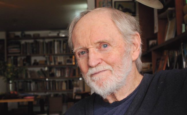 Author Walter Broderick poses in his home in La Macarena, near Bogotá's city center.