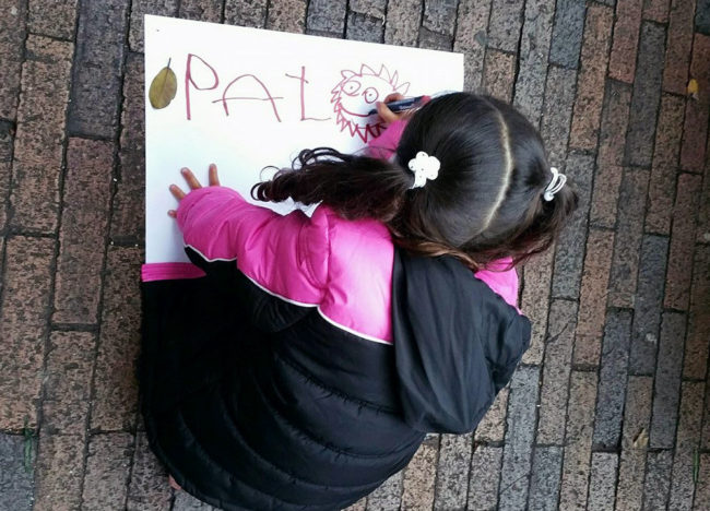 bogota peace march colombia paz