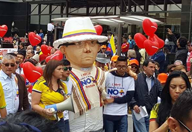 Colombians to march Saturday in opposition to President Santos’ policies