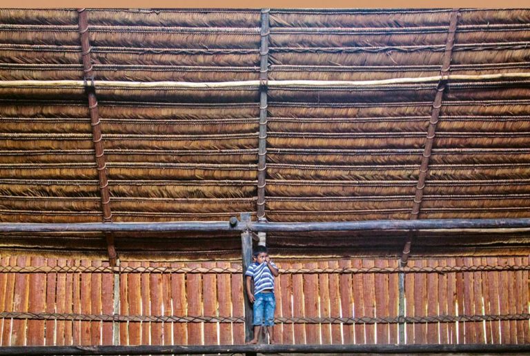 Big Picture: The boy in the Amazonian longhouse