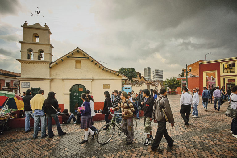 Caution on the cobbled streets of Bogotá’s La Candelaria