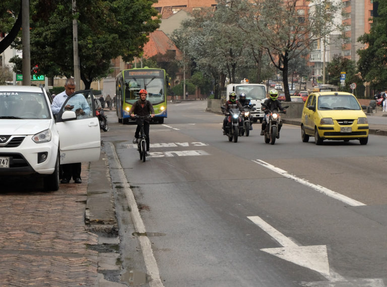 Bogotá reeling from strikes in the air and on the ground.