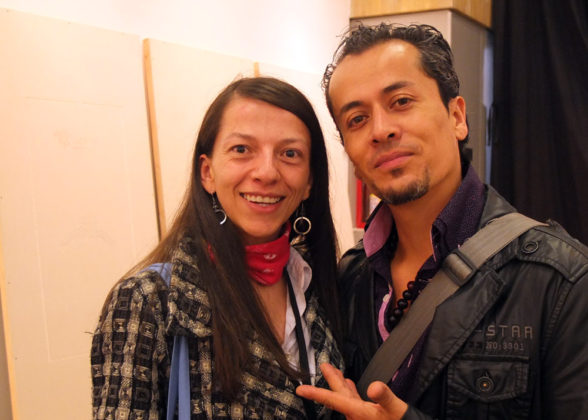 Viviana Sánchez, John Galindo.