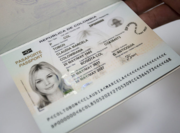 Colombia presents new passport with extra security features and images