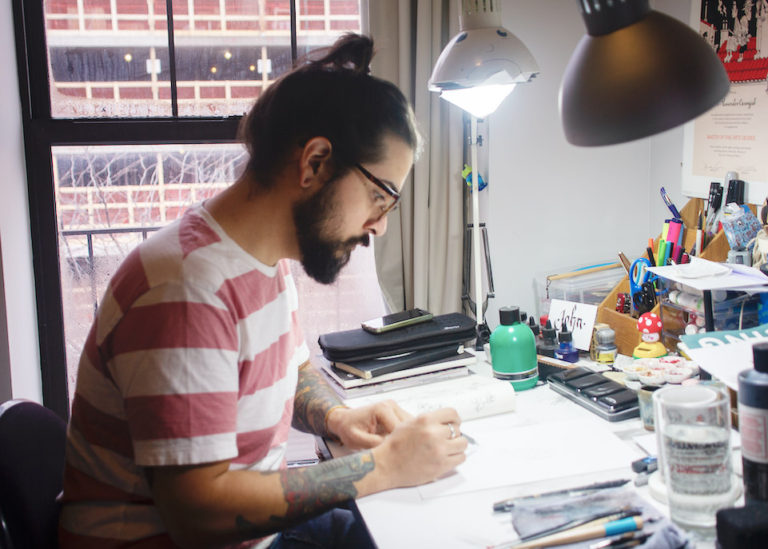 The Colombian whose inspiration comes as a comic