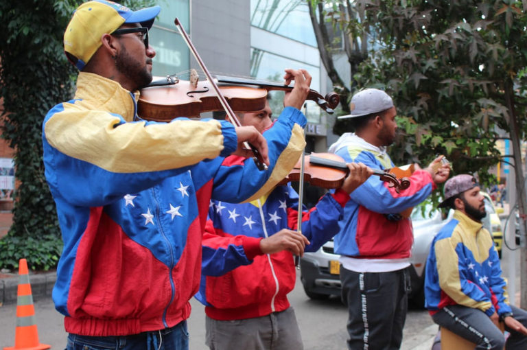 Stage to Bogotá streets:  The musicians of the Venezuelan migration