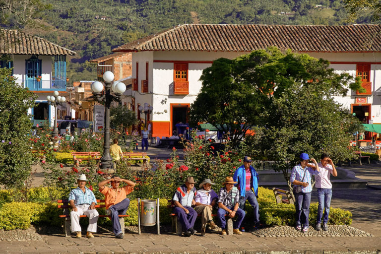Big Picture: Waiting for the chiva in Jardín, Antioquia.
