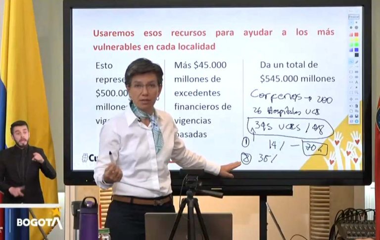 Bogotá to enforce gender-based mobility during lockdown announces Mayor López