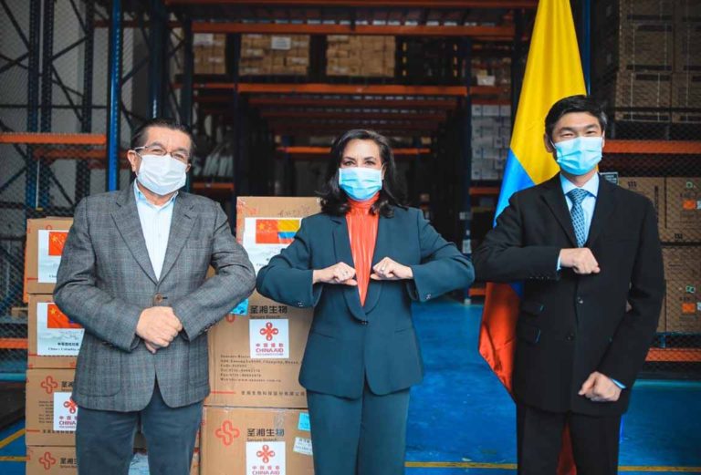 Colombia receives US$1.5 M donation from China as COVID-19 cases reach 9,456