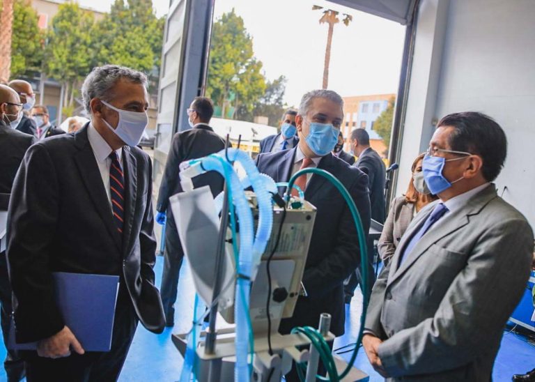US donates ventilators to Colombia as coronavirus cases surpass 100,000