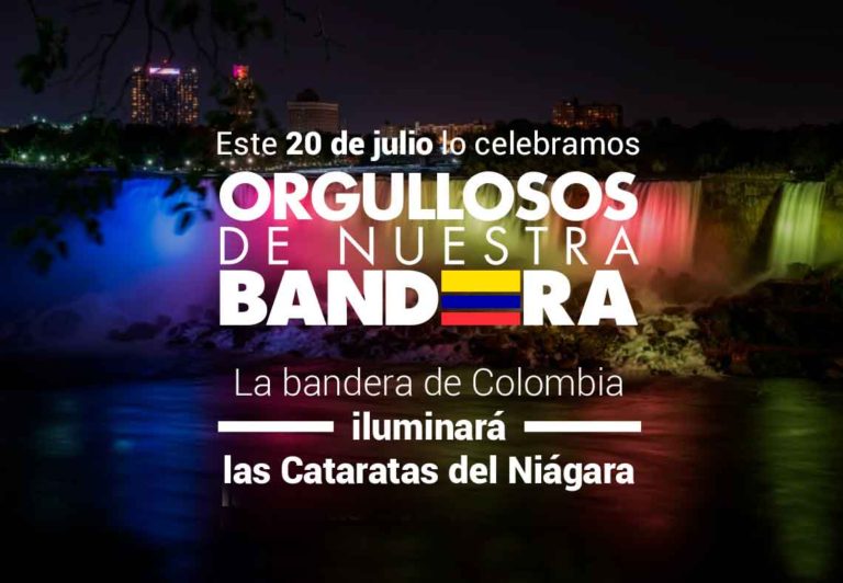 Colombian Independence Day festivities include virtual concert and Niagara Falls illumination