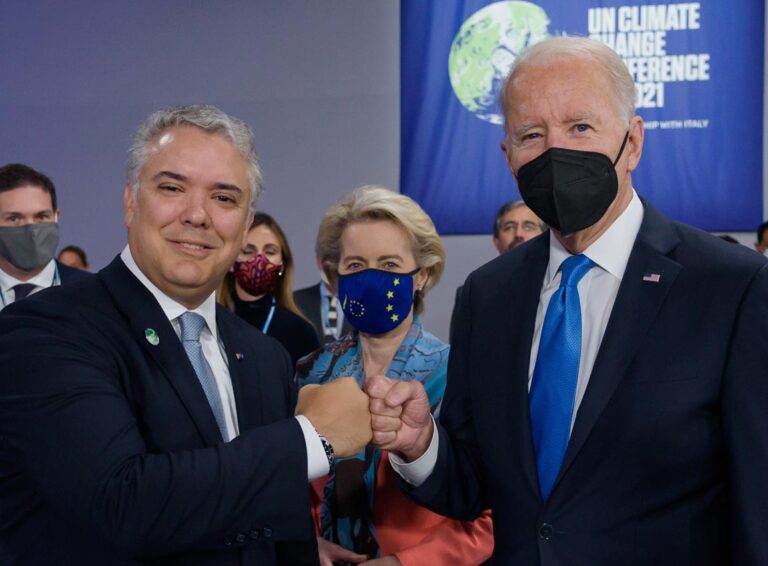 Duque at COP26: “Colombia is in the heart of President Biden”
