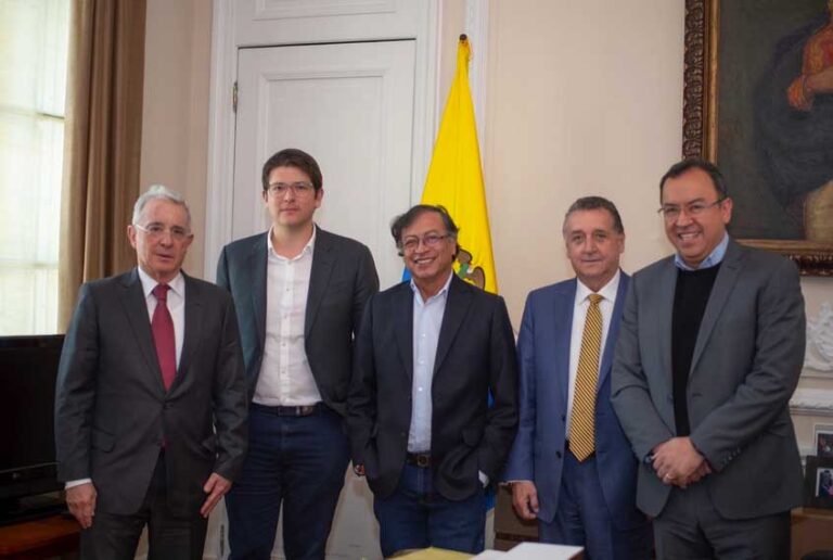 Petro and Uribe meet after Colombians protest tax reform
