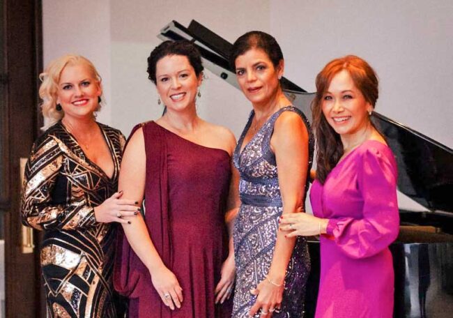 Left to Right: Leah Seebeck, Eva Weston, Maggie Damis and Tatiana Carrion.