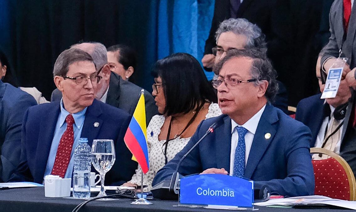 Colombia's Gustavo Petro during the VII Summit of CELAC in Buenos Aires. Photo: Presidencia